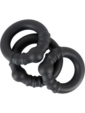 Rebel: 3 Heavy Silicone Cock Rings