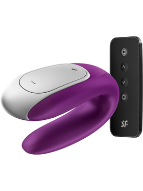 Satisfyer Connect: Double Fun, Partner Vibrator, lilla