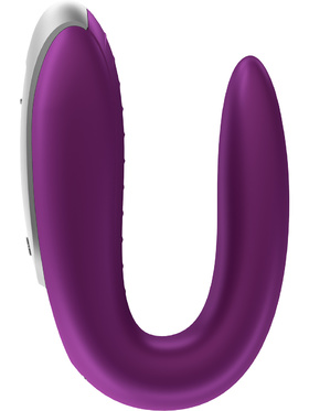 Satisfyer Connect: Double Fun, Partner Vibrator, lilla