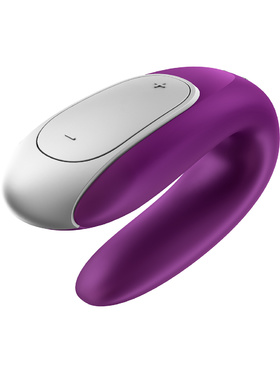 Satisfyer Connect: Double Fun, Partner Vibrator, lilla