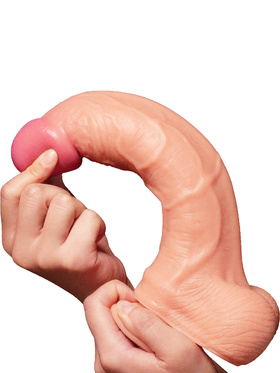 LoveToy: Dual-Layered Silicone Cock, 25 cm