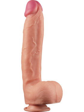 LoveToy: Dual-Layered Silicone Cock, 31 cm