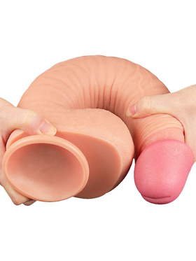 LoveToy: Dual-Layered Silicone Cock, 31 cm