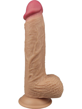 LoveToy: Liam, Silicone Rotating Cock with Vibration, 22 cm