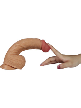 LoveToy: Liam, Silicone Rotating Cock with Vibration, 22 cm