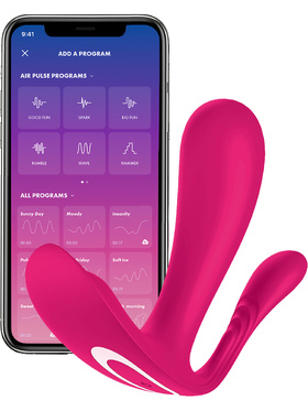 Satisfyer Connect: Top Secret +, Wearable Vibrator, rosa