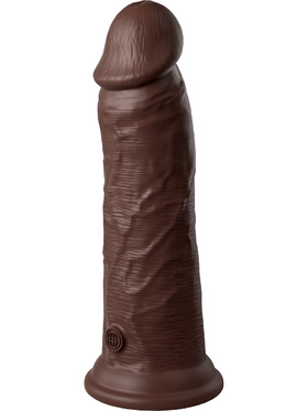 King Cock Elite: Dual Density Silicone Cock, 22 cm, mørk