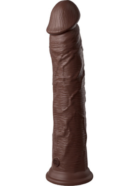 King Cock Elite: Dual Density Silicone Cock, 30 cm, mørk