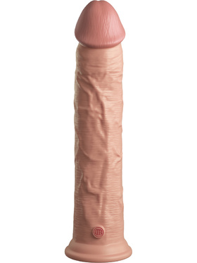 King Cock Elite: Dual Density Silicone Cock, 30 cm, lys