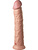 King Cock Elite: Dual Density Silicone Cock, 30 cm, lys