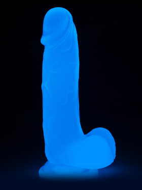 LoveToy: Lumino Play, Selvlysende Dildo, 19 cm