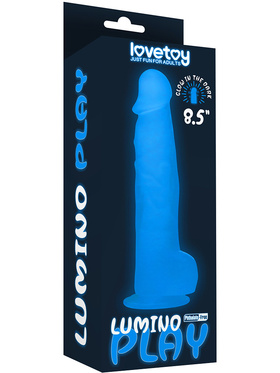 LoveToy: Lumino Play, Selvlysende Dildo, 22 cm