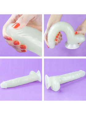 LoveToy: Lumino Play, Selvlysende Dildo, 26 cm