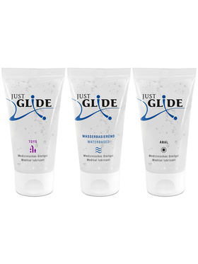 Just Glide: Glidemiddel Set, 3x50 ml