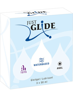 Just Glide: Glidemiddel Set, 3x50 ml