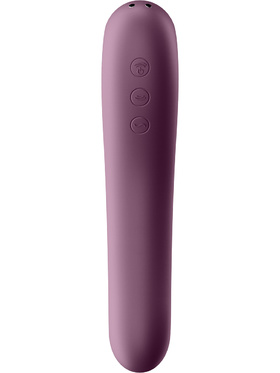 Satisfyer: Dual Kiss, Air Pulse Vibrator, lilla