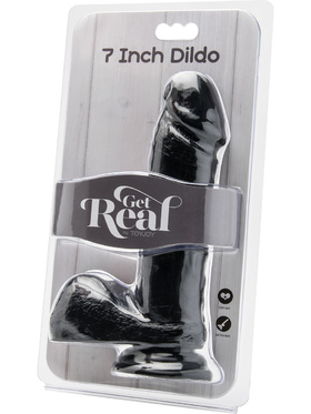 Toy Joy: Get Real Dildo, 18 cm, svart