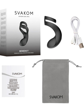 Svakom: Benedict, Double Ring Perineum Stimulator