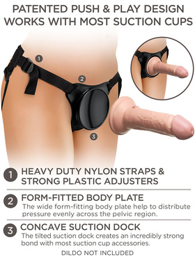 King Cock Elite: Beginners Body Dock Strap-On Harness