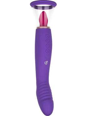 EasyToys: Pleasure Pump with G-Spot Vibrator, lilla