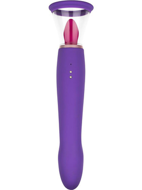 EasyToys: Pleasure Pump with G-Spot Vibrator, lilla