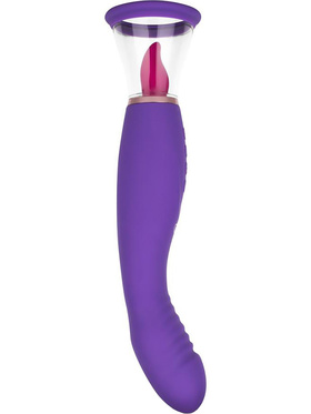 EasyToys: Pleasure Pump with G-Spot Vibrator, lilla