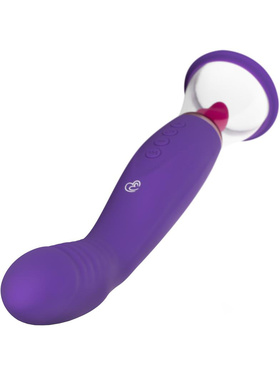 EasyToys: Pleasure Pump with G-Spot Vibrator, lilla