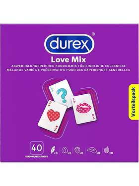 Durex: Love Mix Condoms, 40 stk