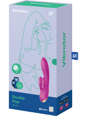 Satisfyer Connect: Double Flex Vibrator, lilla