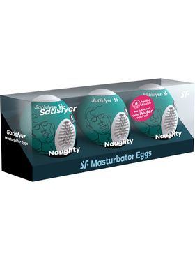 Satisfyer: Masturbator Egg, Naughty, 3 stk