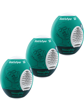 Satisfyer: Masturbator Egg, Naughty, 3 stk