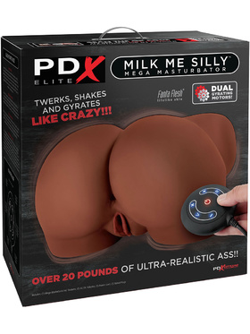 Pipedream PDX Elite: Milk Me Silly, Mega Masturbator, mørk