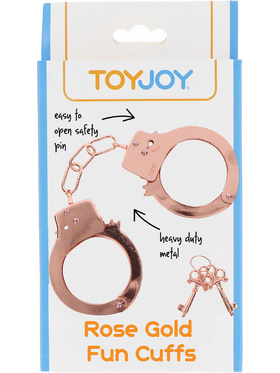 Toy Joy: Metal Fun Cuffs, rose gull