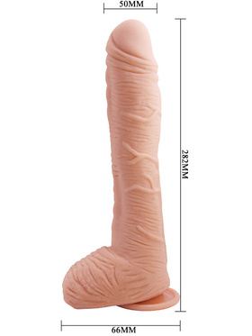 Beautiful Alex: Realistisk Dildo med Sugkopp, 28 cm