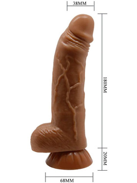 Beautiful Angelo: Glide & Slide-Skin Dildo, 18 cm