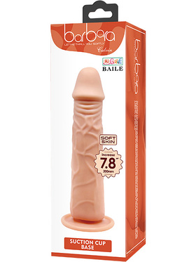 Barbara Calvin: Realistisk Dildo med Sugekopp, 20 cm