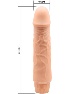 Barbara Jeff: Realistisk Multi-Speed Vibrator, 19.5 cm