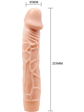 Barbara Bob: Realistisk Multi-Speed Vibrator, 22.5 cm