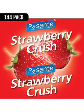 Pasante Strawberry Taste: Kondomer, 144 stk