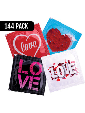 Pasante Love Range: Kondomer, 144 stk