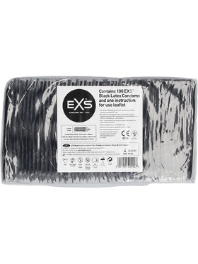 EXS Black Latex: Kondomer, 100 stk
