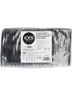 EXS Black Latex: Kondomer, 100 stk