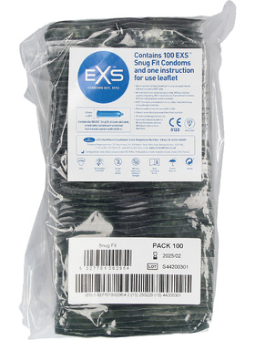 EXS Snug Fit: Kondomer, 100 stk