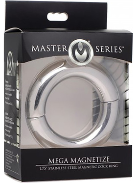 XR Master Series: Mega Manetize, Steel Magnetic Cock Ring, 4.4 cm