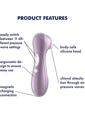 Satisfyer: Pro 2 Generation 2, Air Pulse Stimulator, lilla