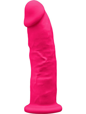 Silexd: Premium Silicone Dildo with Vibration, 17.5 cm