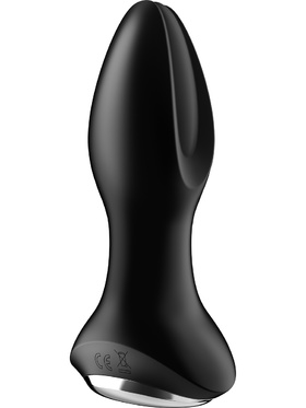 Satisfyer Connect: Rotator Plug 2+, Plug Vibrator, svart