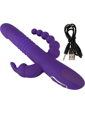 Sweet Smile: Thrusting Pearl Triple Vibrator