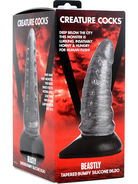 Creature Cocks: Beastly, Tapered Bumpy Silicone Dildo