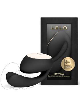 LELO: Ida Wave, Dual Stimulation Massager, svart